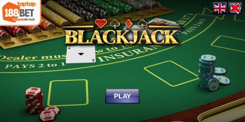 Blackjack 188BET nổi bật nhờ luật chơi đơn giản nhưng đòi hỏi chiến lược thông minh