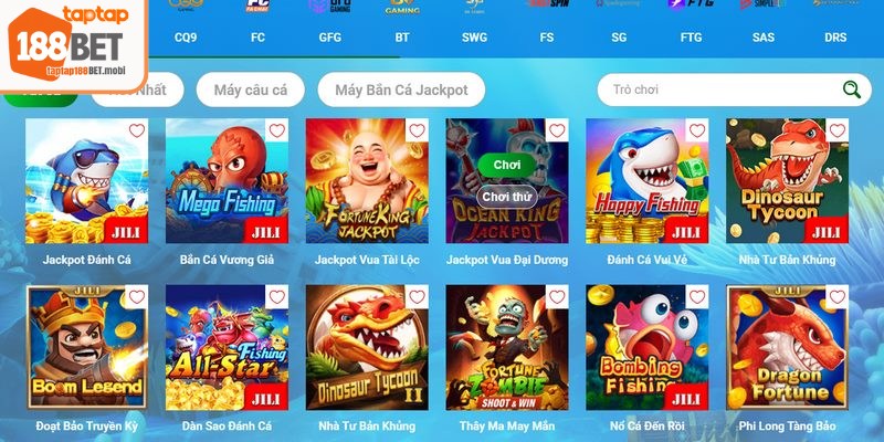 Thế giới bắn cá 188BET mở ra trải nghiệm săn thưởng dưới lòng đại dương